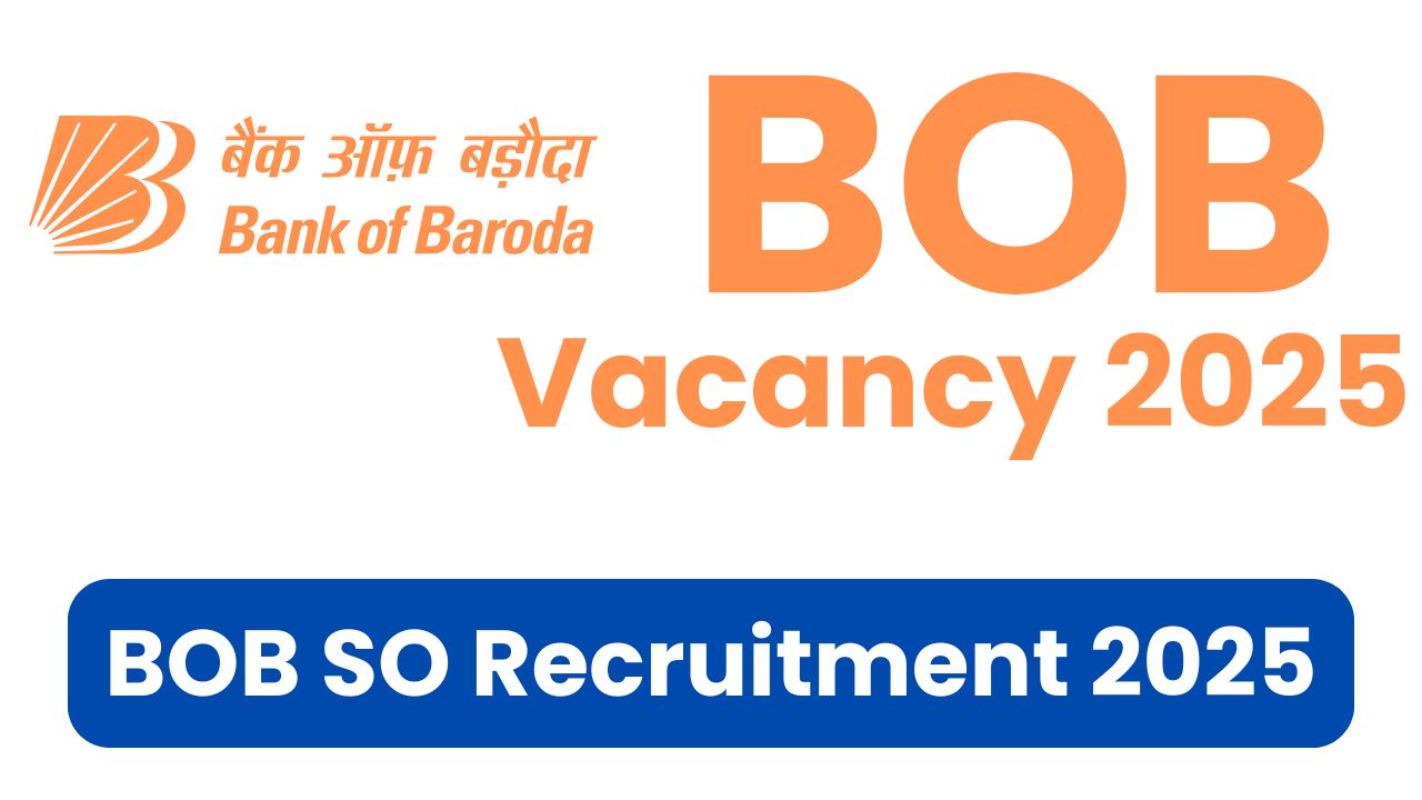 BOB SO Notification 2025